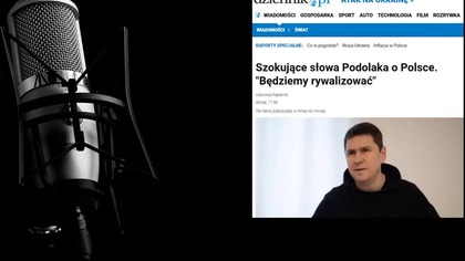 Paskudne słowa o Polsce.  Wskazał do kiedy Ukraina będzie przyjacielem Polski