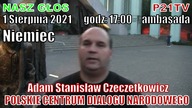 Zapowiedź pikiety pod ambasada Niemiec 2021