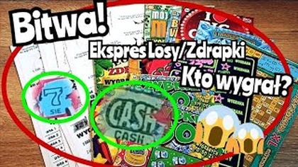 Zdrapki VS Losy!  Mix za 162zł!  Miażdżące zwycięstwo jednej ze stron! 