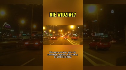 Myślał, że zdąży  Sekundy decydują na drodze #kierowcy #polskiedrogi #dashcam