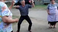 Uliczny denser szejker szejker party maker
