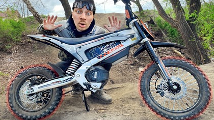 KuKirin X1 - elektryczny cross na hopach i test zasięgu