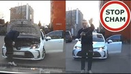 Kierowca Taxi udaje awarię, bo nie zmieścił się na swoim pasie...  #1784 Wasze Filmy