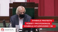 Terlecki o symbolach protestu kobiet: Do złudzenia przypominają symbole Hitlerjugend i SS