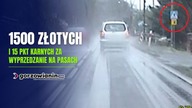 Tak się kończy wyprzedzanie na pasach: 1500 złotych i 15 punktów