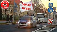 Policja omija pojazdy ustępujące pierwszeństwa pieszym.  STOP PIRAT
