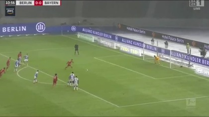 Lewandowski nie strzelił karnego vs Jarstein ( Hertha BSC ) (05. 02. 2021)
