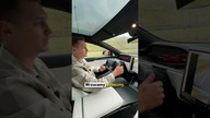 Przyspieszenie w TESLI MODEL S PLAID NA WSTECZNYM! #danielgrzyb #tesla