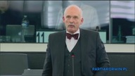 Janusz Korwin-Mikke na debacie Ku gospodarce opartej na danych