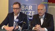 Konferencja prasowa podsumowująca kampanię wyborczą Szczepana Barszczewskiego