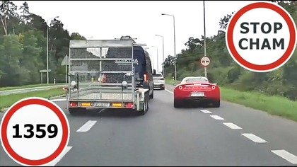 Stop Cham #1359 - Niebezpieczne i chamskie sytuacje na drogach