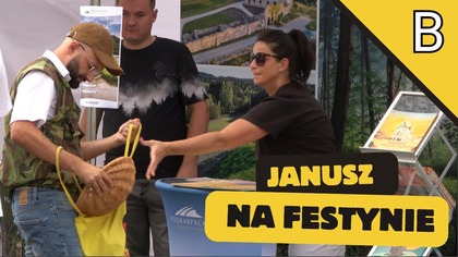 JANUSZ NA FESTYNIE W ŁODZI BIERZE WSZYSTKO ZA DARMO