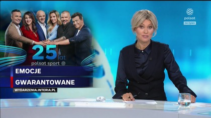 Polsat  - Fragment Wydarzeń 18:50 o 25. urodzinach Polsatu Sport (11. 08. 2025)