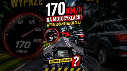 170 km/h i ciągła Pasja czy już skrajna głupota?  #motocykle #polskiekierowcy #droga