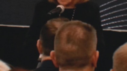 Publicystka, legendarna dziennikarka Alwida Bajor z Wilna.