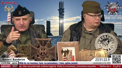 Śmierć Banderze.  Pon.  24. 2. 2025r.  W.  Olszański, M.  Osadowski Rodacy Kamraci NPTV.pl