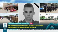 Polsat News - Oddanie hołdu zmarłemu na służbie sierż.  Mateuszowi Sitkowi (12. 06. 2024, 12:00)