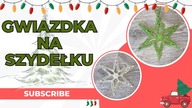 GWIAZDKA NA SZYDEŁKU - DEKORACJA ŚWIĄTECZNA #450