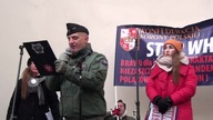 1. 12. 2023 Oświadczenie Polskiej Narodowej Rady Kamrackiej na społecznym proteście pod Ministerstwe