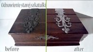 Odnowienie starej szkatułki DIY