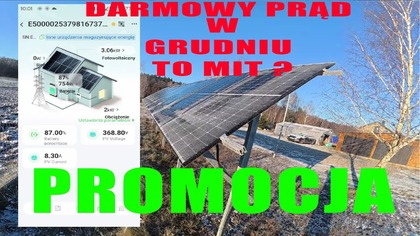 Fotowoltaika zimą  Okazja cenowa na projekty 
