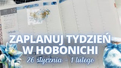 Kończymy ten styczeń | Zaplanuj ze mną tydzień w Hobonichi | Plan With Me