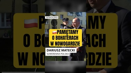 PAMIĘTAMY O BOHATERACH W NOWOGARDZIE! #dariuszmatecki #historia #nowogard
