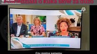 Powiedziała na wizji o kilka sł&oacute;w za dużo na temat zakrzepicy - szybko jej przerwali .  Napis