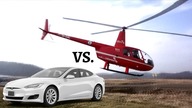 Helikopter vs. Tesla | Co się bardziej OPŁACA?