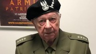 Ma 92 lata.  Walczył w Powstaniu Warszawskim.  Idzie na Marsz Niepodległości 