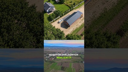 Dom tani w budowie, projekt domu z tarasem, ciekawa realizacja
