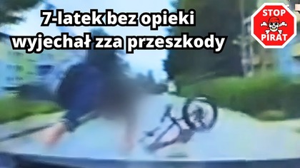 Pilnujcie swoich pociech...

Przedwczoraj, około godziny 16:50, na ulicy Paderewskiego w Jaworznie doszło do poważnego zdarzenia drogowego z udziałem małoletniego rowerzysty. Poruszający się rowerem 7-letni mieszkaniec Jaworzna, wjechał na jezdnię, nie ustępując pierwszeństwa przejazdu nadjeżdżającemu pojazdowi bmw, w wyniku czego doszło do potrącenia. Dziecko na szczęście nie doznało bardzo poważnych obrażeń ciała, oprócz potłuczeń i ogólnych obrażeń, niezagrażających życiu. Na miejsce niezwłocznie wezwano patrol Policji oraz zespół ratownictwa medycznego. Mundurowi sporządzili dokumentację. Z uwagi na fakt, że sprawcą kolizji był 7-letni chłopiec, a ponadto dziecko poruszało się na rowerze bez opieki osoby dorosłej, co jest niezgodne z obowiązującymi przepisami, policjanci prowadzą czynności wyjaśniające o wykroczenie, a następnie skierują sprawę do sądu. Konsekwencję w tym wypadku czekają opiekunów prawnych chłopca.
Źródło: KWP Katowice

POLICJA W AKCJI STOP PIRAT TV  
https://youtu.be/ofy20YUFROw
Zapraszamy!

Zapraszam Cię do zasubskrybowania kanału, ocenienia i skomentowania filmu oraz dalszego udostępniania.
Jeśli masz ciekawy film, wyślij go na adres e-mail: stoppirat2020@gmail.com
Większe filmy możecie wysyłać przez Dysk Google lub bez zakładania konta przez https://wetransfer.com
instagram: stop_pirat
facebook: https://www.facebook.com/STOPPIRAT

Kamera samochodowa to nasza druga para oczu, która widzi więcej i przez cały czas. Zdecydowanie poprawia nasze bezpieczeństwo, a także jest najlepszym pełnomocnikiem w sytuacji wątpliwej, której gdyby nikt nie nagrał, nikt by w jej przebieg nie uwierzył.