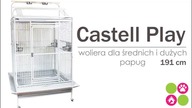 Castell Play 191 cm - Klatka dla dużych papug | majazoo.pl