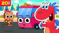 Koła Autobusu  | Piosenki dla dzieci  20 minut | Smok Edzio