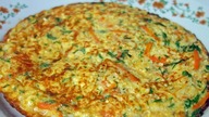 Puszysty omlet kapuściany z warzywami.  Pyszne i szybkie śniadanie w 10 minut.  #omlet #śniadanie
