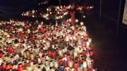 All Souls Day in Poland (Candles) 1st Nov