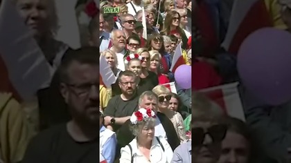 Incydent w czasie przemówienia Biejat.  Potrzebny był medyk