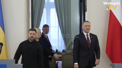 HISTORYCZNE SPOTKANIE NAWROCKIEGO Z ZEŁEŃSKIM! PREZYDENT UPOMNIAŁ SIĘ O W0ŁYŃ!