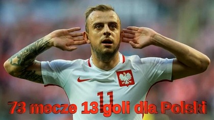 Kamil Grosicki - 73 mecze 13 goli dla Polski