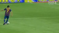 Real Madryt - FC Barcelona ładna bramka David Villa