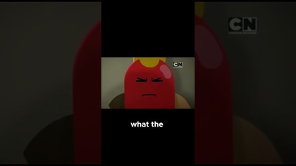 Gumball touched his hot dog, and this happen! 