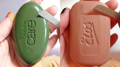 Soap Carving ASMR Relaxing Sounds no talking Satisfying ASMR Video