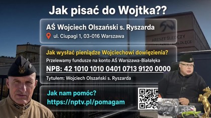 11. 11 NA WARSZAWĘ! Jaszczur za kratami dz. 5.  Wt.  27. 10. 2026r.  Olszański, Osadowski Kamraci NPTV.pl