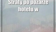 Straty po pożarze hotelu w Nałęczowie będą ogromne.  Ucierpiało dwóch ratowników (zdjęcia)