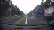 Wypadek ciężarówek -Kobiór