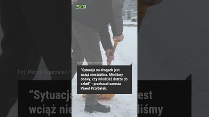 Atak zimy w Polsce.  Niektóre szkoły odwołały lekcje #shorts