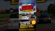 Czy kierowca białego auta powinien wrócić na dodatkowe lekcje?  #polskiedrogi #elka #kierowcy