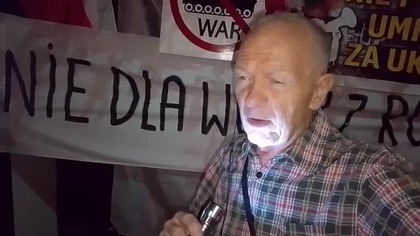 20240816 2001 Nie dla wojny.  Pikieta pod ambasadą USA w Warszawie ul.  Aleja Ujazdowskie