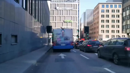 Autobus eksplodował w centrum Sztokholmu