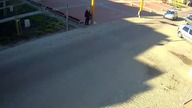 Potrącenie rowerzysty przy ul  Wojska Polskiego i Szerokiej w Bytowie